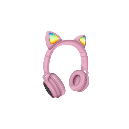Techmade Casque Bluetooth Funny Led avec Microphone Rose — Techmade · Smarty Paris 18e